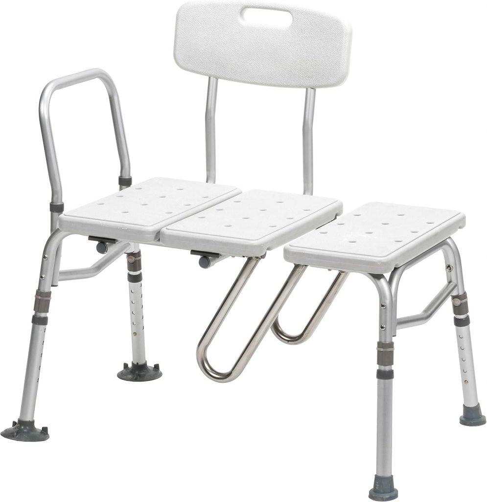 Drive Medical Splash Defense Tub Transfer Bench for Bathtub